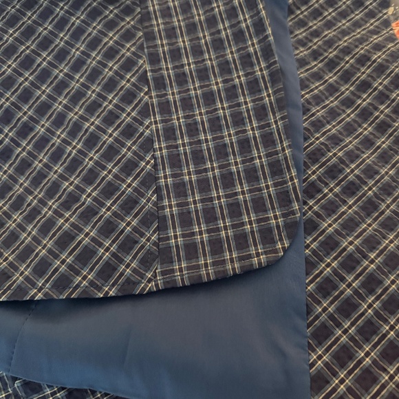 AUTHENTIC FLAWLESS Altuzarra Fenice blue gingham Seersucker Blazer Size 34 - Picture 6 of 16